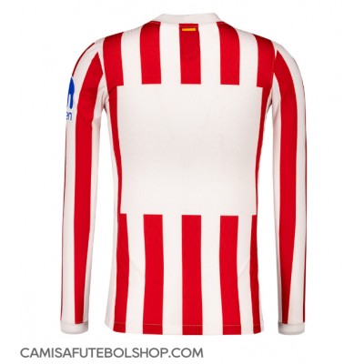 Camisa de time de futebol Atletico Madrid Replicas 1º Equipamento 2025-26 Manga Comprida Camisa de time de futebol Atletico Madrid Replicas 1º Equipamento 2025-26 Manga Comprida